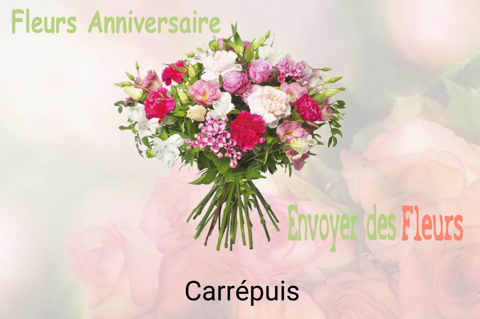 Bouquet de fleurs d’anniversaire livré à Carrépuis